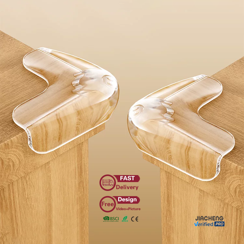 THE VIRALS™ Baby Safety Corner Protectors – 12PCS Transparent Furniture Corner Guards | Childproof Table Edge Protection