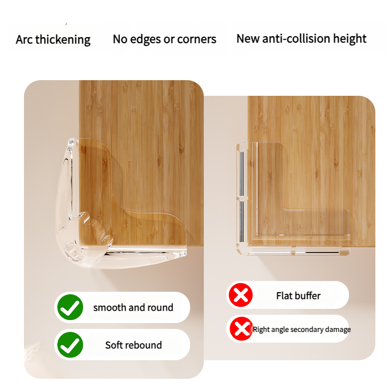 THE VIRALS™ Baby Safety Corner Protectors – 12PCS Transparent Furniture Corner Guards | Childproof Table Edge Protection